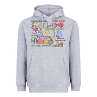 Heather Grey biliteral coordintiom Heavyweight Hoodie - MaliasSmallBusiness
