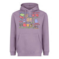 Lavender biliteral coordintiom Heavyweight Hoodie - MaliasSmallBusiness