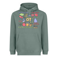 Sage biliteral coordintiom Heavyweight Hoodie - MaliasSmallBusiness