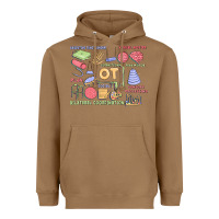 Toasted Coconut biliteral coordintiom Heavyweight Hoodie - MaliasSmallBusiness