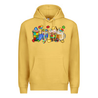 Antique Gold image title puzzlethemed beverages and accessories Premium Hoodie - LillyAllenDesigns