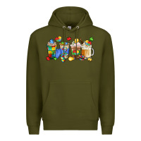 Army Green image title puzzlethemed beverages and accessories Premium Hoodie - LillyAllenDesigns
