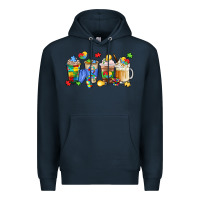 Navy image title puzzlethemed beverages and accessories Premium Hoodie - LillyAllenDesigns