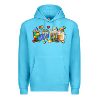 Ocean Blue image title puzzlethemed beverages and accessories Premium Hoodie - LillyAllenDesigns