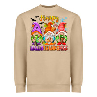 Mushroom happy hallothanksmas gnomes Heavyweight Sweatshirt - texasbilliewilder