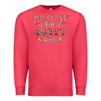 Cardinal my class is full of sweet hearts Premium Sweatshirt - MaliasSmallBusiness