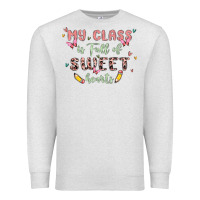 Oatmeal Heather my class is full of sweet hearts Premium Sweatshirt - MaliasSmallBusiness