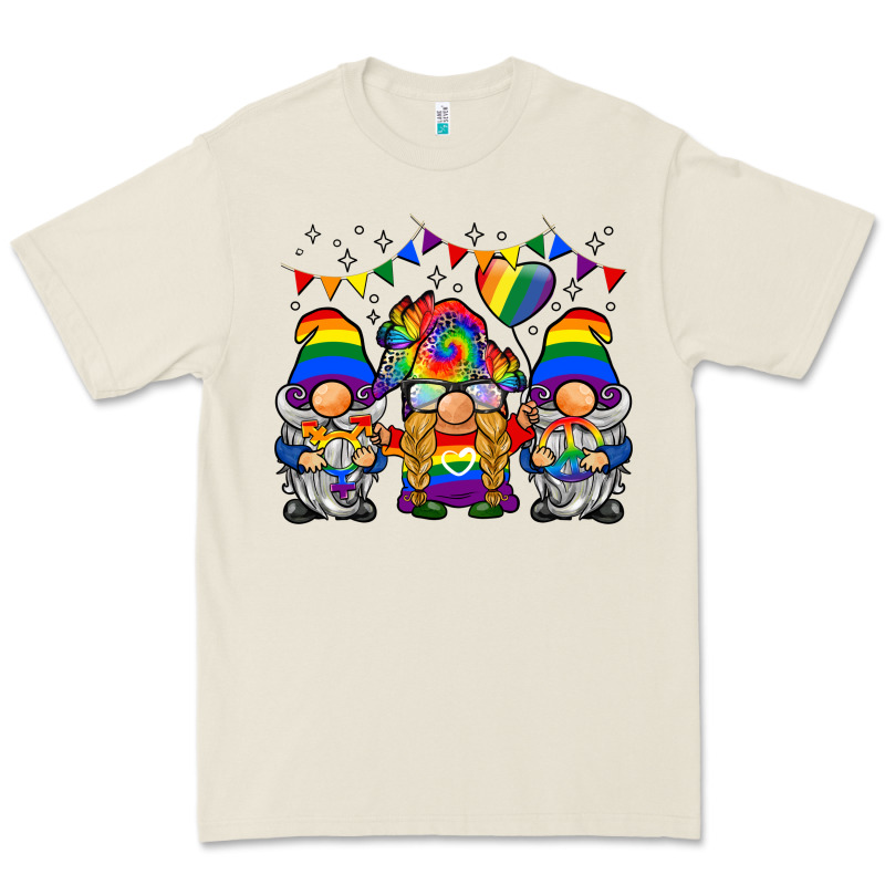 Lgbtq Gnome Premium Tee by BarkalooDesign | Teevron