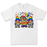 White lgbtq gnome Premium Tee - BarkalooDesign