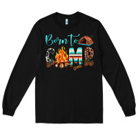 Black born to camp Long Sleeve Tee - JahusDesignShop