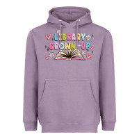 Lavender library grown up Heavyweight Hoodie - MaliasSmallBusiness