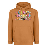 Meerkat library grown up Heavyweight Hoodie - MaliasSmallBusiness