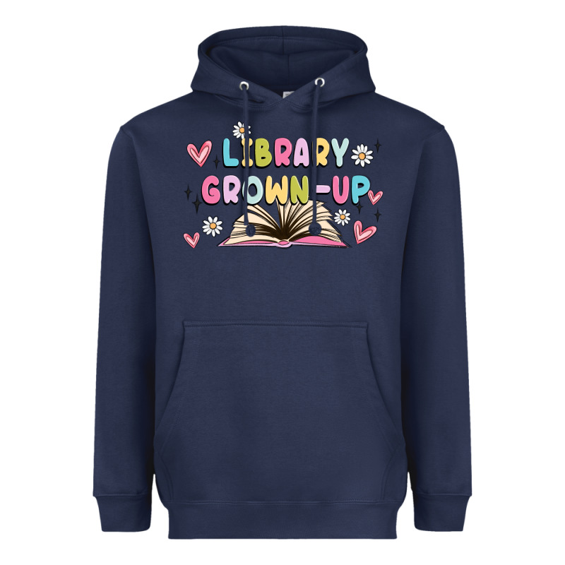 Library Grown Up Heavyweight Hoodie by MaliasSmallBusiness | Teevron