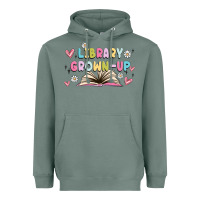 Sage library grown up Heavyweight Hoodie - MaliasSmallBusiness
