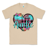 Mushroom auntie leopard turquoise heart Classic Tee - JahusDesignShop