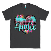 Smoke auntie leopard turquoise heart Classic Tee - JahusDesignShop