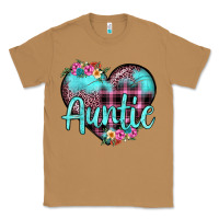 Toasted Coconut auntie leopard turquoise heart Classic Tee - JahusDesignShop