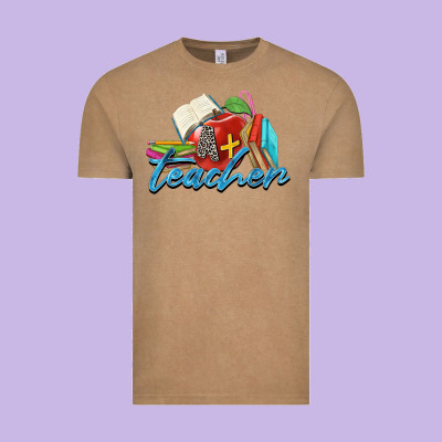 A  Teacher Vintage Tee Designed By Zillion Design Studio