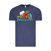Vintage Denim a  teacher Vintage Tee - Zillion Design Studio