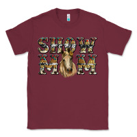 Burgundy show mom horse Classic Tee - RanaPortraitStore
