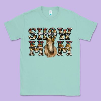 Show Mom Horse Classic Tee Designed By Ranaportraitstore