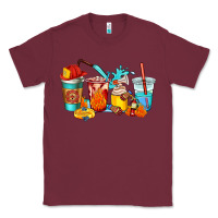 Burgundy firefighter coffee cups Classic Tee - AdoDesignShop
