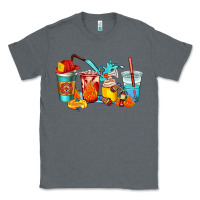 Charcoal Heather firefighter coffee cups Classic Tee - AdoDesignShop