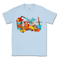Dusty Blue firefighter coffee cups Classic Tee - AdoDesignShop