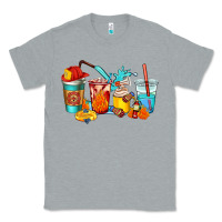 Heather Grey firefighter coffee cups Classic Tee - AdoDesignShop