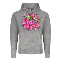 Sunflower Pumpkin Breast Cancer Vintage Hoodie | Teevron