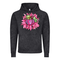 Vintage Black sunflower pumpkin breast cancer Vintage Hoodie - Zillion Design Studio