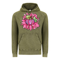Vintage Olive sunflower pumpkin breast cancer Vintage Hoodie - Zillion Design Studio