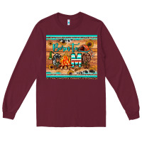 Burgundy born to camp Long Sleeve Tee - JahusDesignShop