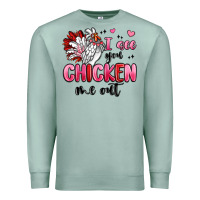 Seafoam i see you chicken out Premium Sweatshirt - MaliasSmallBusiness