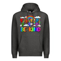 Charcoal Heather name celebrate kindness and diversity Premium Hoodie - LillyAllenDesigns