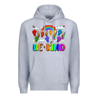 Heather Grey name celebrate kindness and diversity Premium Hoodie - LillyAllenDesigns