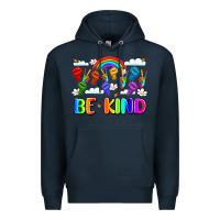 Navy name celebrate kindness and diversity Premium Hoodie - LillyAllenDesigns