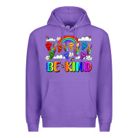 Purple name celebrate kindness and diversity Premium Hoodie - LillyAllenDesigns