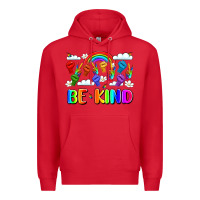 Red name celebrate kindness and diversity Premium Hoodie - LillyAllenDesigns