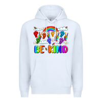 White name celebrate kindness and diversity Premium Hoodie - LillyAllenDesigns