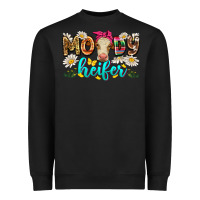 Black moody heifer Heavyweight Sweatshirt - Zillion Design Studio