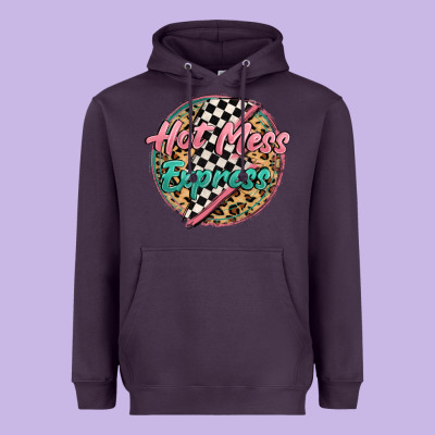 Hot Mess Express Heavyweight Hoodie Designed By Maliassmallbusiness