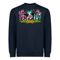 Navy mom with cow Heavyweight Sweatshirt - Zillion Design Studio