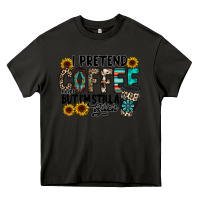 Asphalt i pretend coffee Heavy Core Tee - RacoonDesign