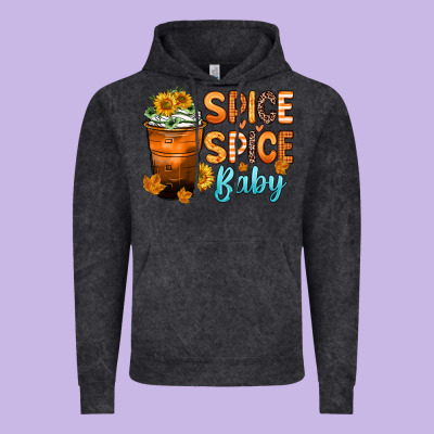 Spice Spice Baby Vintage Hoodie Designed By Zillion Design Studio