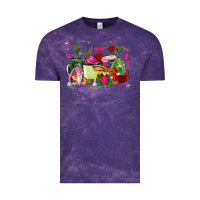 Cloud Purple mexican gnomes with coffee cups Vintage Tee - CTS Tumbler Store