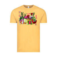 Vintage Mustard mexican gnomes with coffee cups Vintage Tee - CTS Tumbler Store