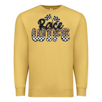 Antique Gold race wife Premium Sweatshirt - MaliasSmallBusiness
