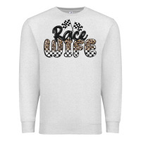 Oatmeal Heather race wife Premium Sweatshirt - MaliasSmallBusiness
