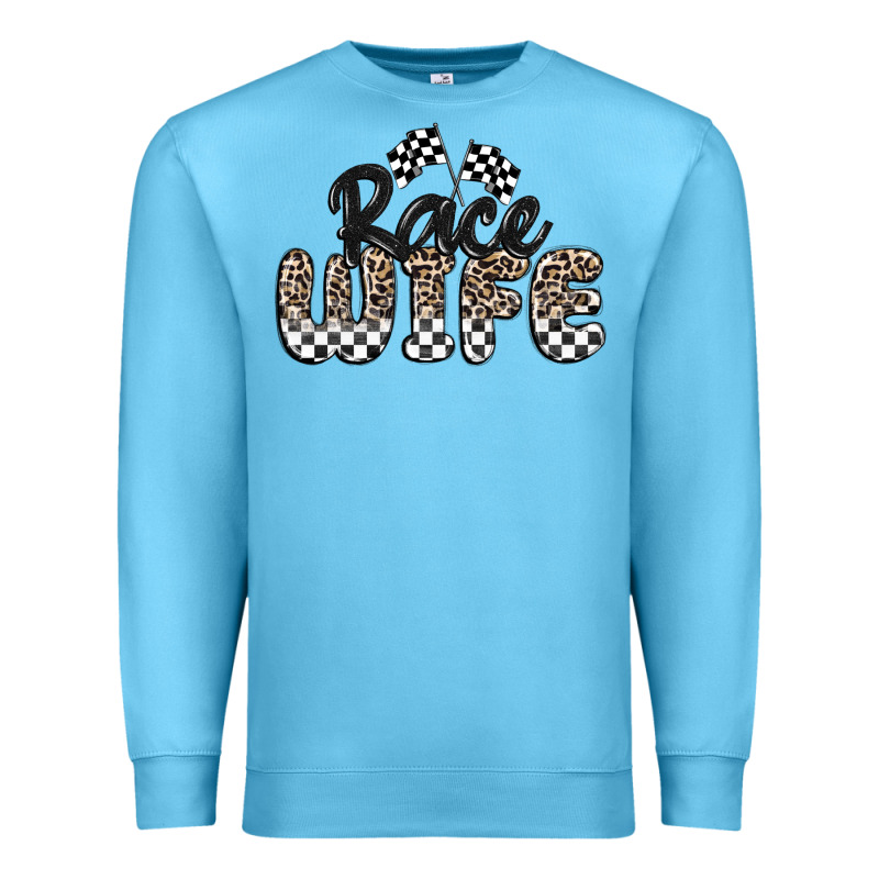 Race Wife Premium Sweatshirt by MaliasSmallBusiness | Teevron